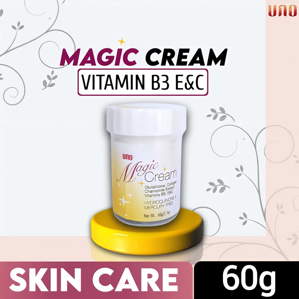 Uno Magic Cream Original Whitening Face Better Than Goree Gold 24k ...