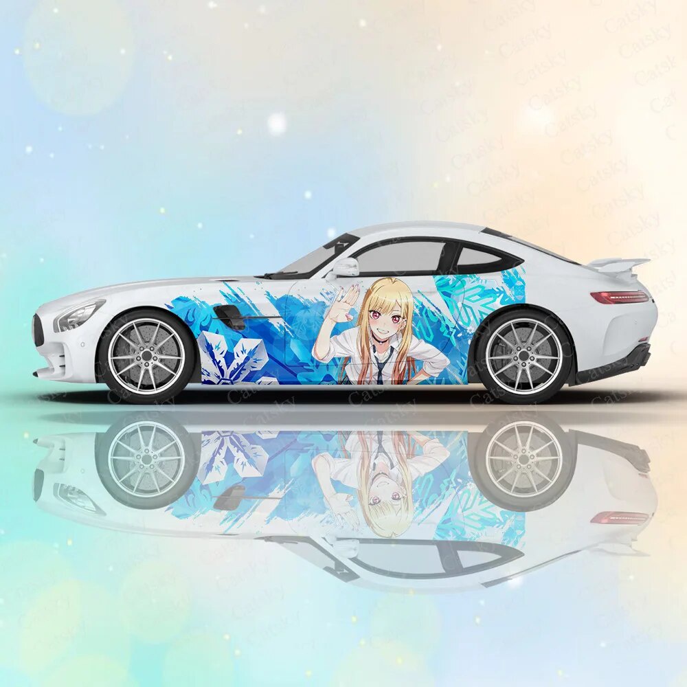 My Dress-Up Darling Anime Design Car Body Stickers Anime Itasha Vinyl ...