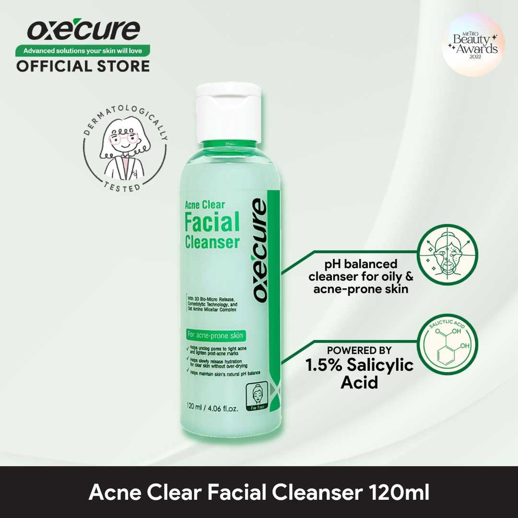 OXECURE Alden's Top Picks Cleanse & Tone Duo (Acne Clear Facial