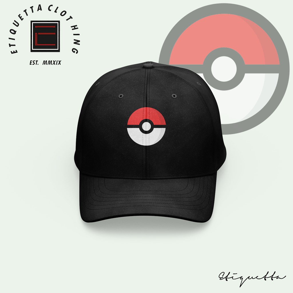 Etiquetta Co. - Unisex - Cap - Pokemon - Pokemon Logo DTF | Shopee ...