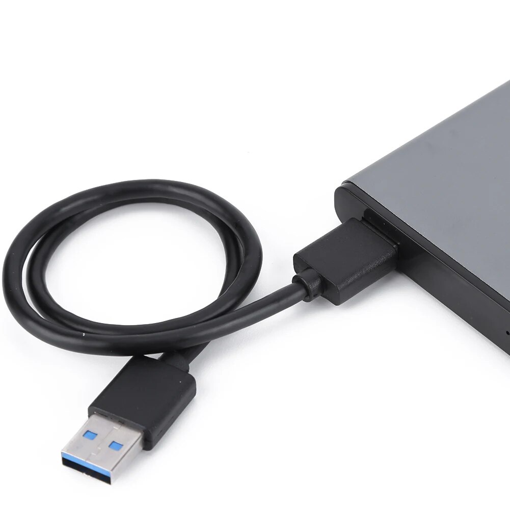 HDD External Enclosure Transmission Speed 5Gbps Plug and Play Aluminium ...