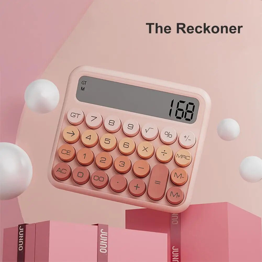 Mechanical Keyboard Calculator Ergonomic Spring-loaded Calculator Retro ...