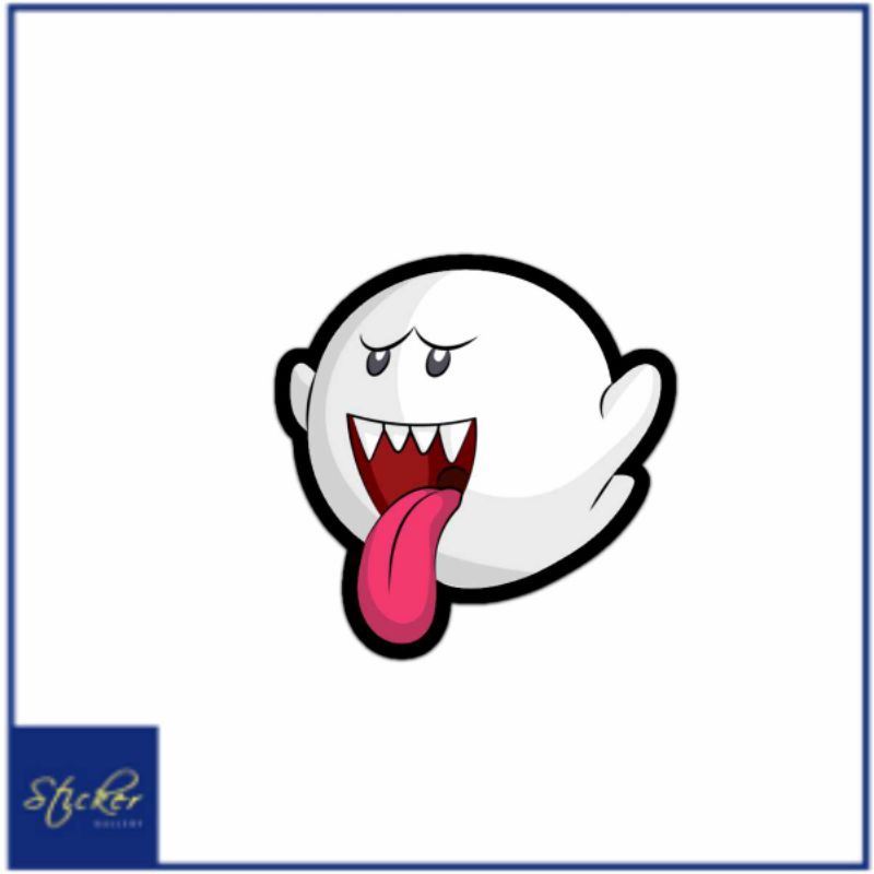 BOO GHOST ANIME WATERPROOF STICKER | Shopee Philippines