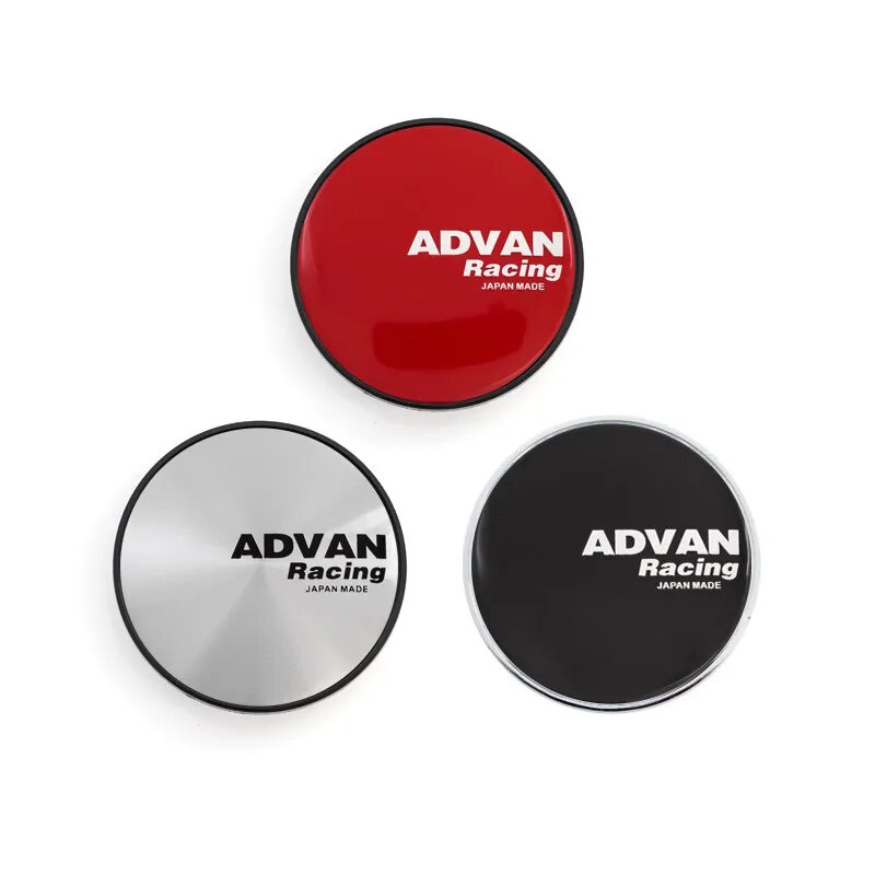 ☮4PCS/lot 68MM ADVAN Racing Car Wheel Center Hub Caps Wheel Center Cap ...