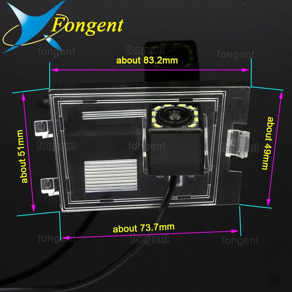 Car Rear View Back up Vehicle Reverse Wireless Camera For Jeep Compass ...