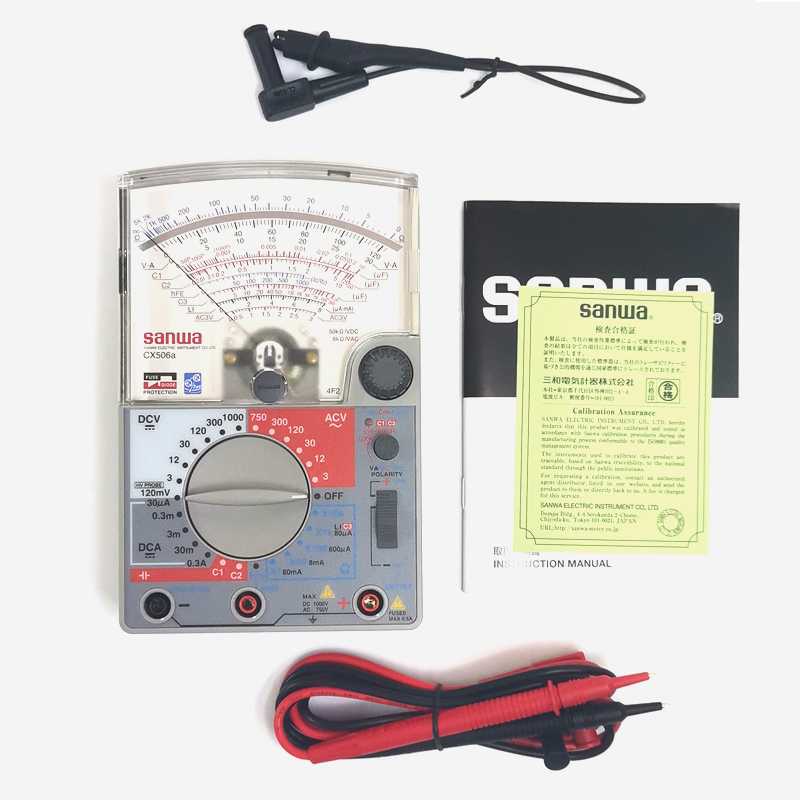 Sanwa CX506A Analog MultiTester MultiMeter Made in JAPAN Analogue