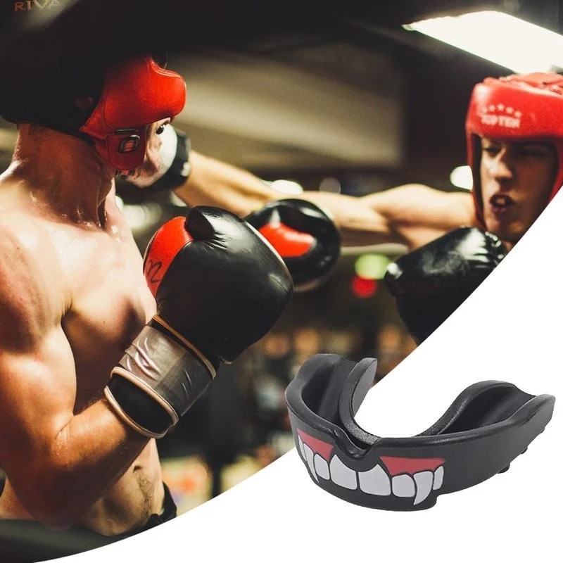ⓥAdult Mouth Guards Taekwondo Muay Thai Mouth Guards Football
