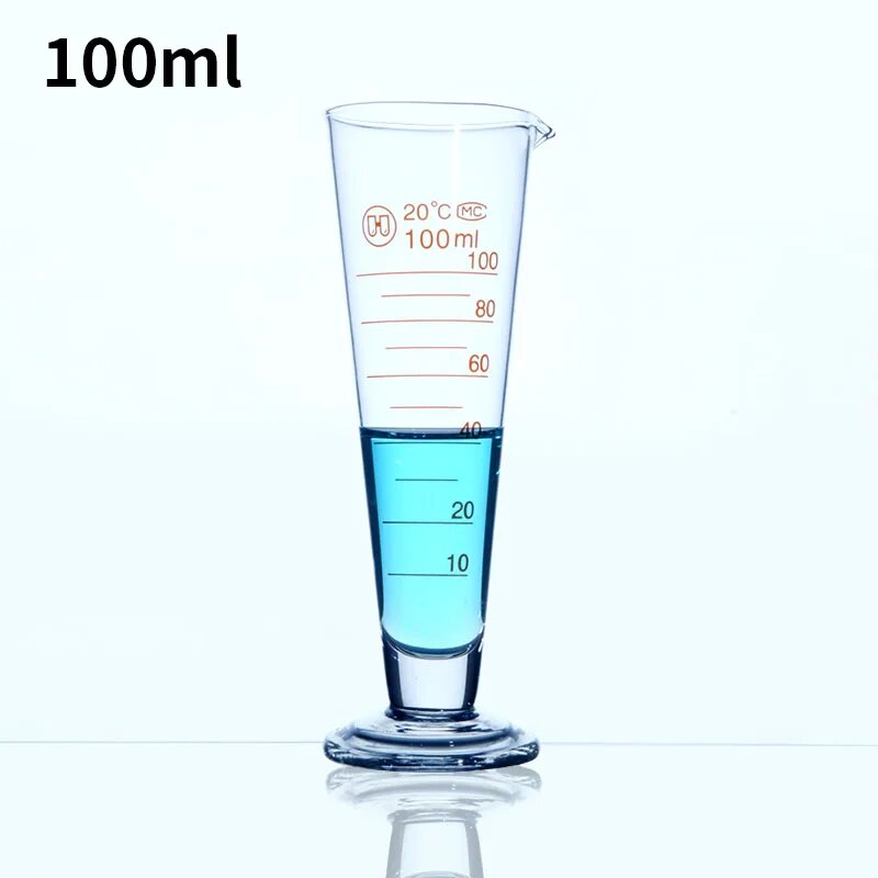 Glass triangular measuring cup scale conical measuring cup measuring ...