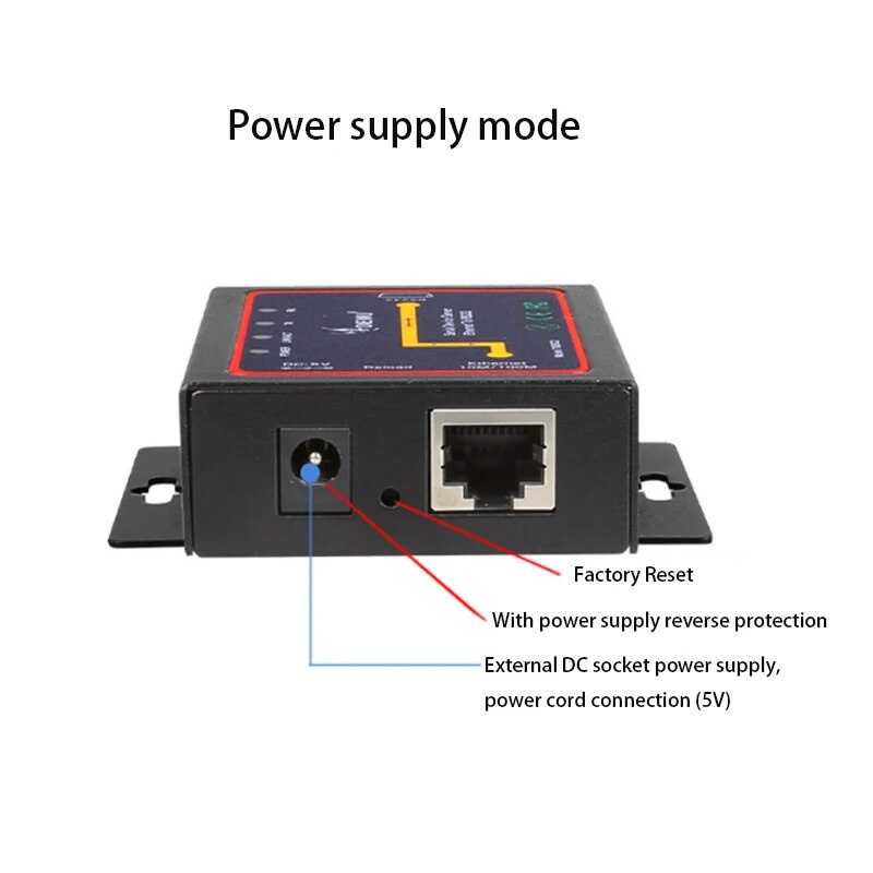 Internet Splitter serial network server Ethernet to RS232 serial ...
