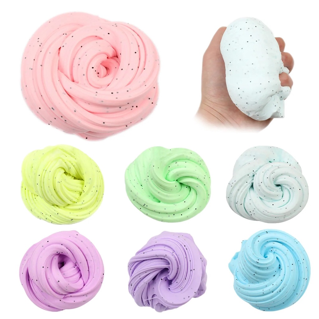☂Clay for Slime Fluffy Foam Air Dry Plasticine Soft Cotton all for