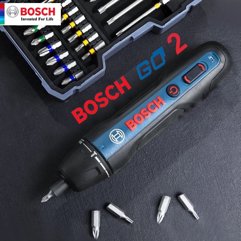 Original Bosch Go2 Cordless Electric Screwdriver Set 3.6V