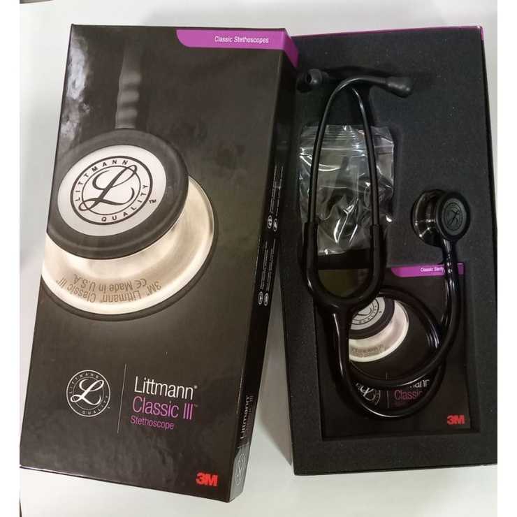 3M Littmann Classic III Stethoscope (5811)BLACK TUBE W/SMOKE FINISH