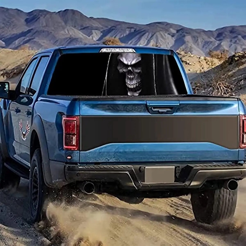 AYJIB 3D Grim Reaper Moutains Rear Window Decals for Truck SUV Van ...