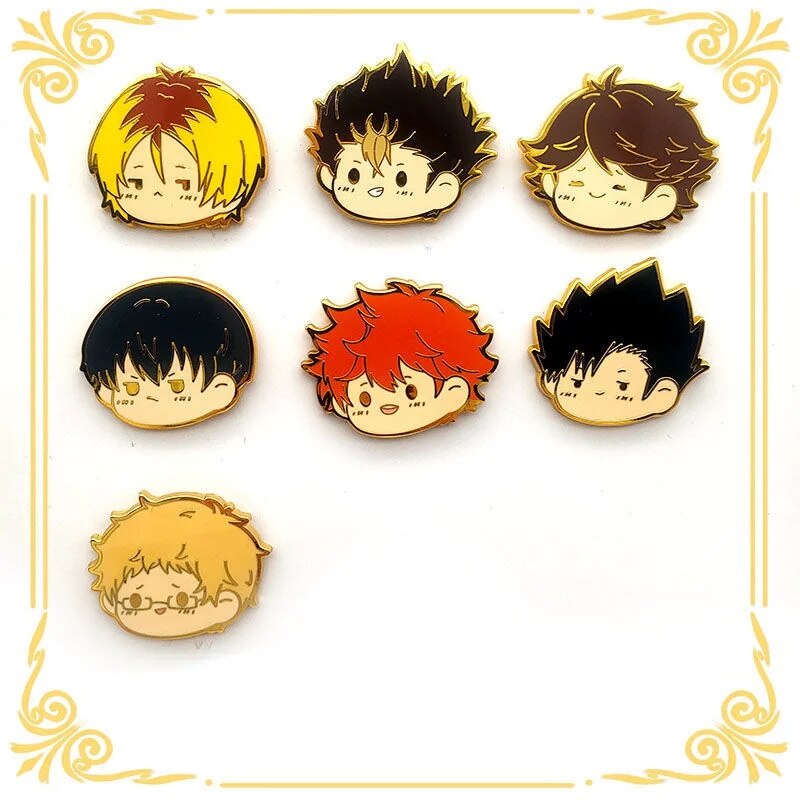 Japan Anime Kawaii Haikyuu!! Pin Enamel Anime Badges Shoyo Hinata ...