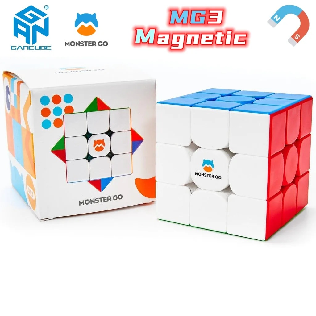 GAN Monster Go 3X3 MG3 Magic Speed Cube Stickerless