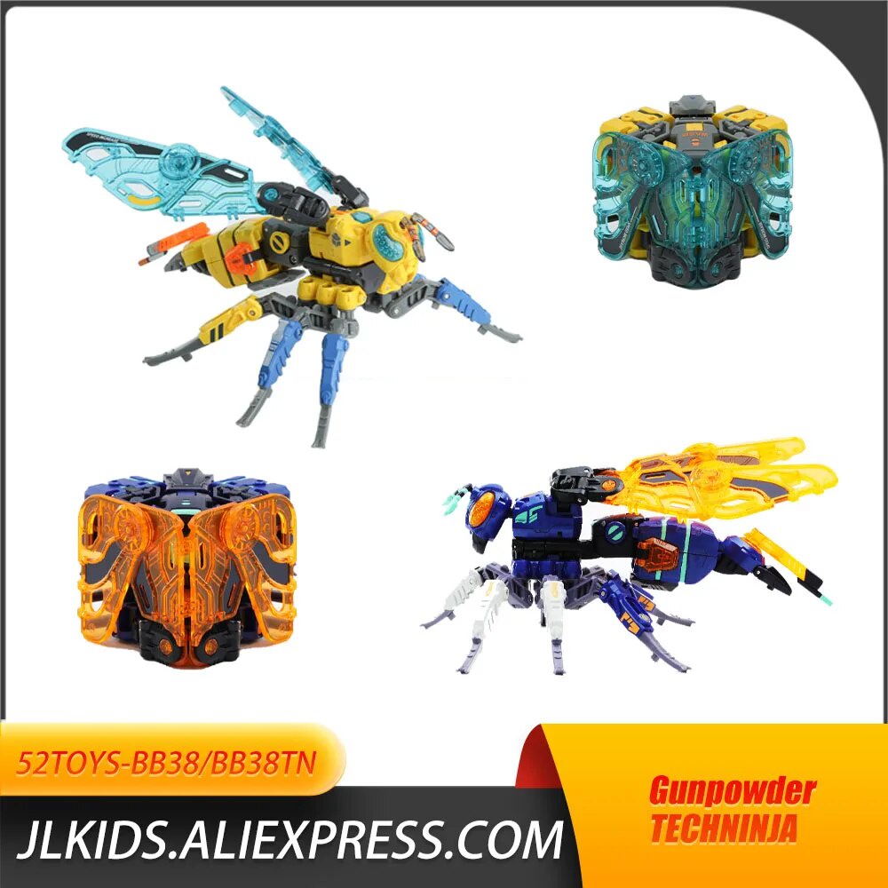 53N 52Toys Transformation BeastBox BB38 Gunpowder TECHNINJA BB38TN Wasp ...