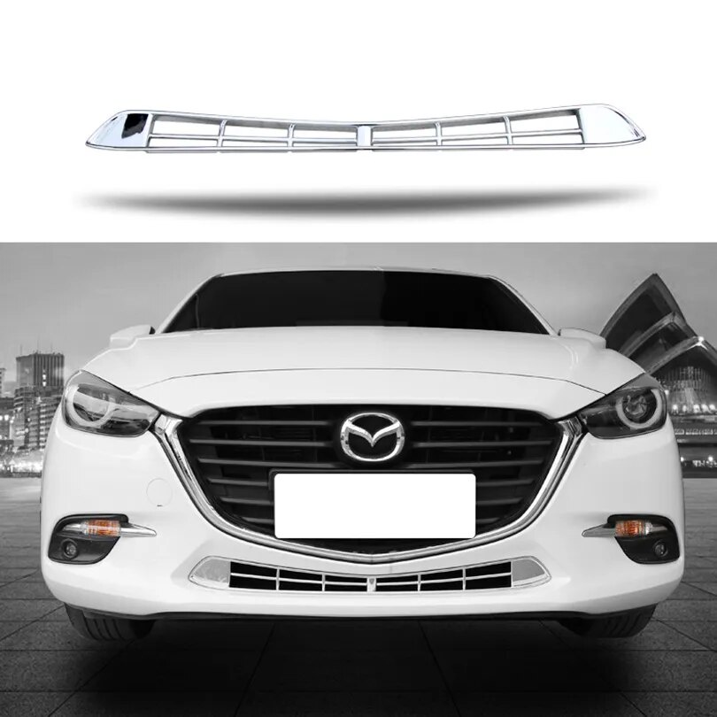 80N Sport Racing Front Bumper Lower Grille Mesh Grill Insert Cover Trim