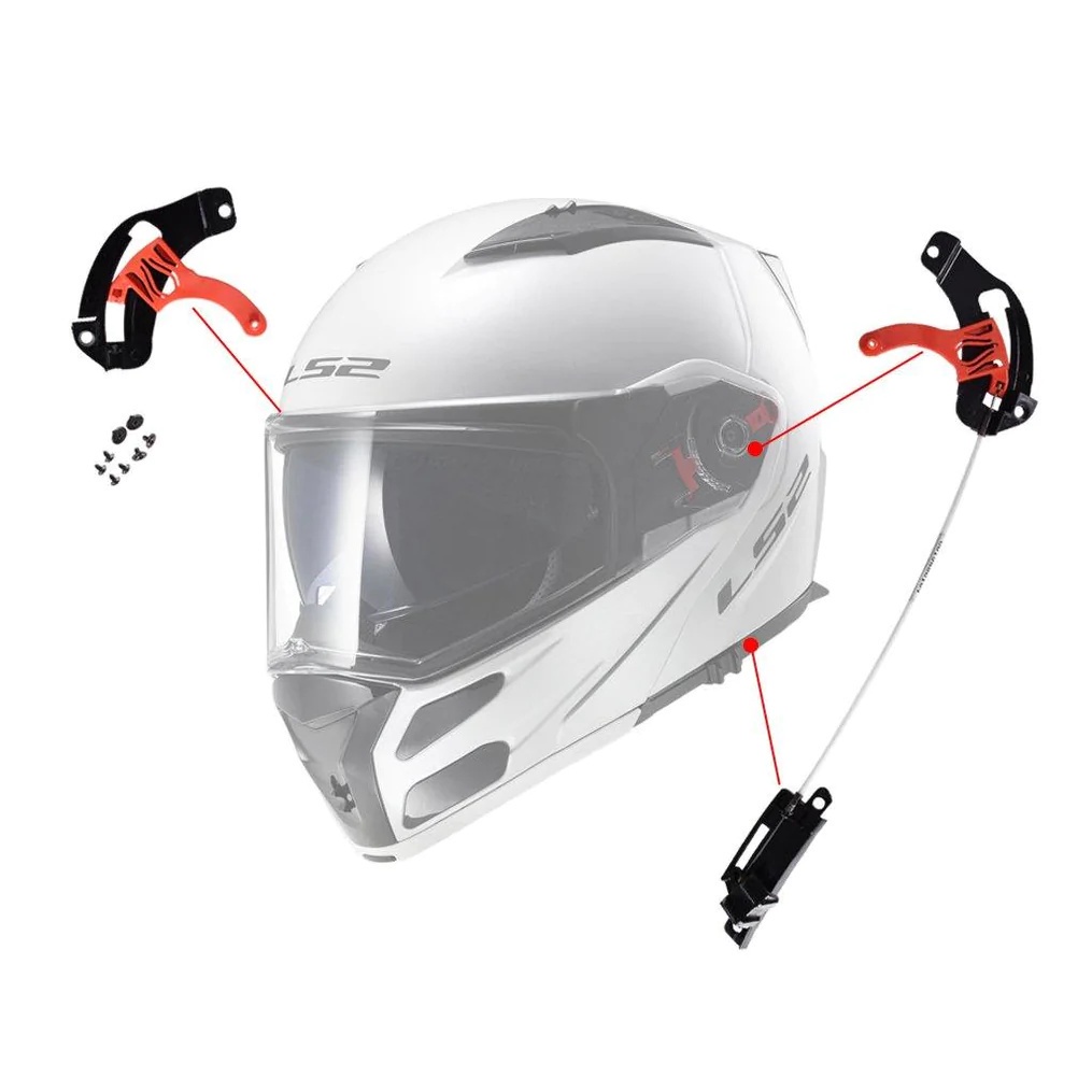 LS2 Motorcycle Helmet Sun Visor System for FF324 Metro Shopee Philippines