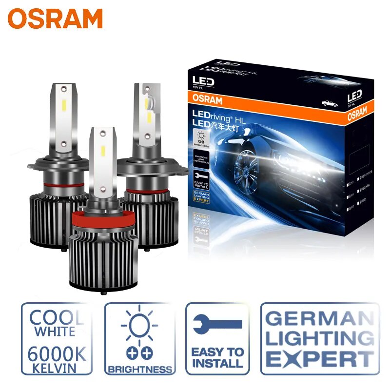 OSRAM LED HIR2 9012 Car Bulb 12V25W 9012 LED Headlight LED Car Lamp HIR2 LED  12V