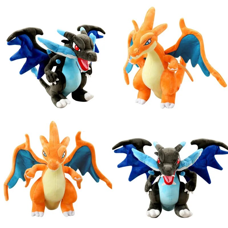 94s 35cm Mega Charizard Plush Toy Mega Evolution X Pokémon Doll ...