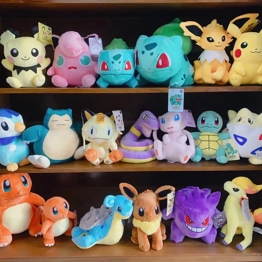 514 New Style Pokemon Plush Squirtle Eevee Charmander Pikachu Togepi ...