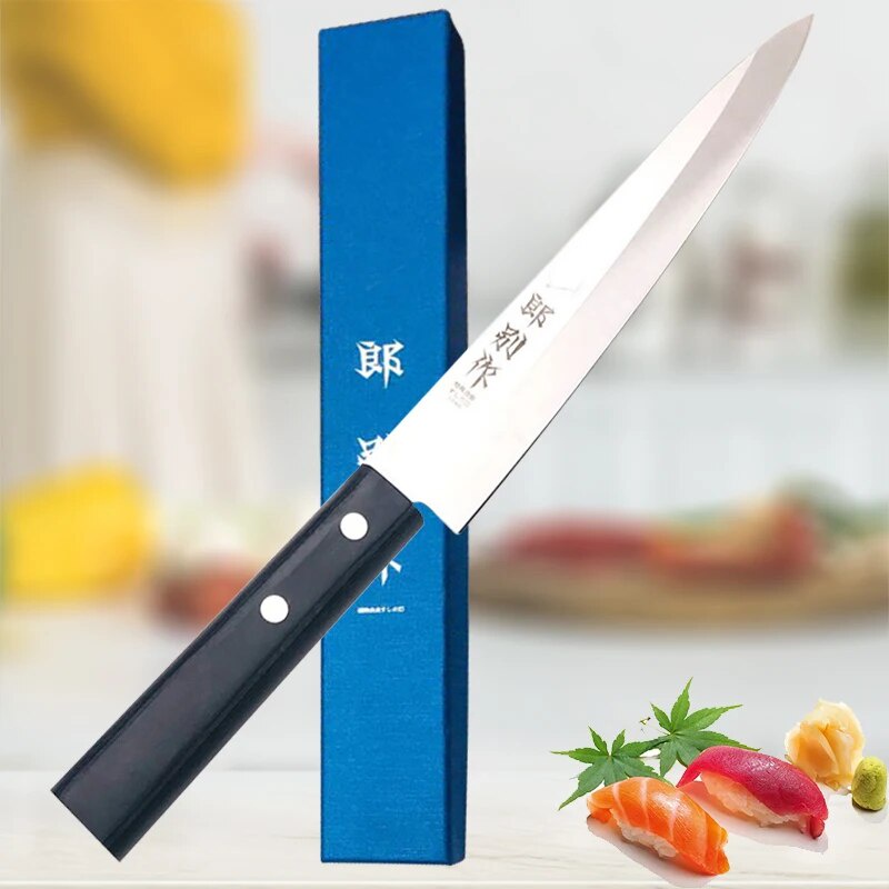 Kitchen Sushi Knife Sashimi Salmon Slicing Knife High Carbon Stainless