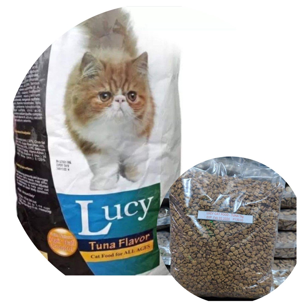 LUCY CAT FOOD TUNA 1kg REPACKED Shopee Philippines