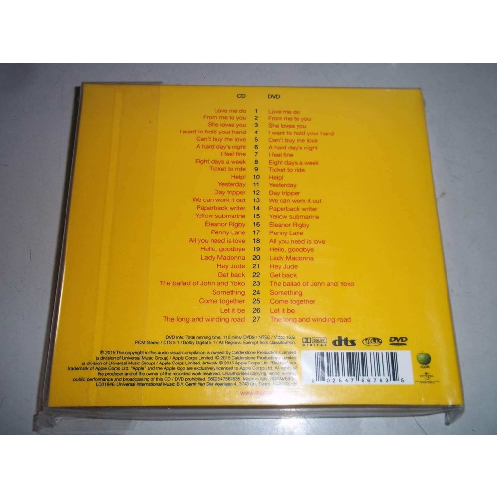 BEATLES 27 THE BEATLES single Collection CD + DVD | Shopee Philippines