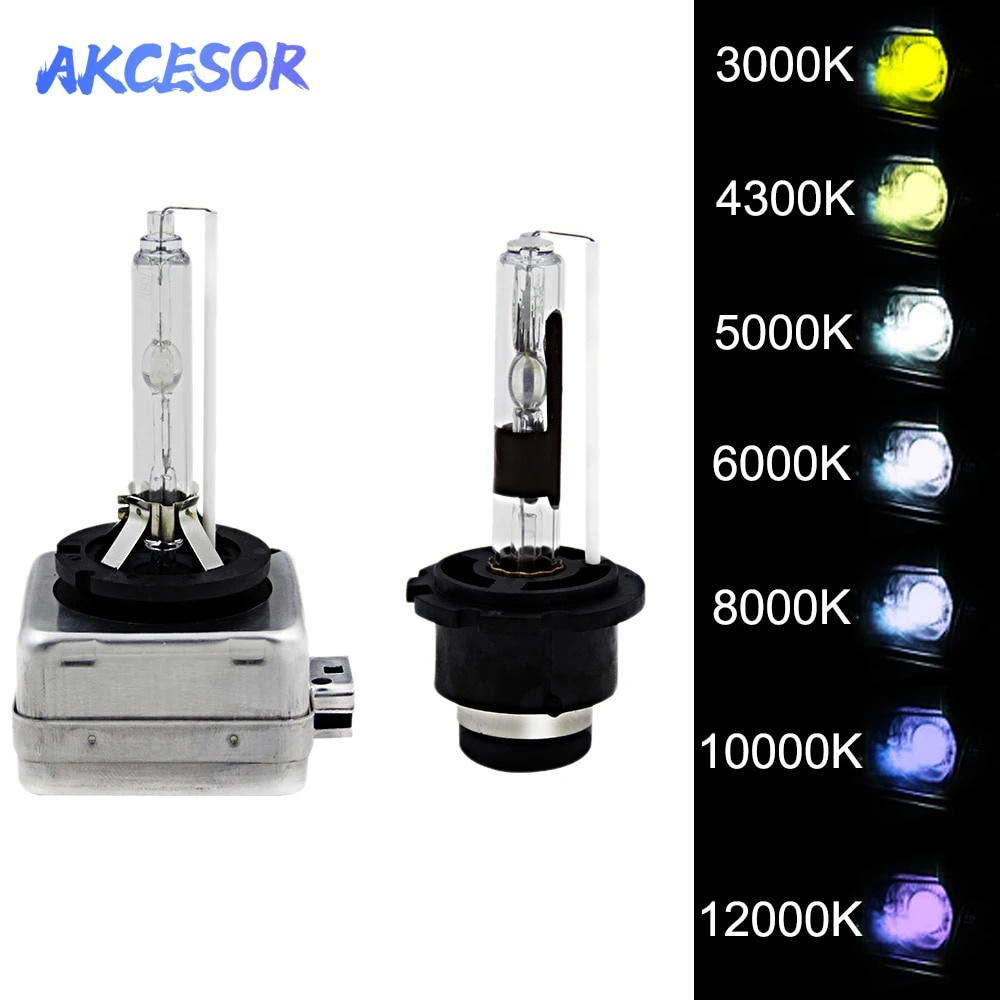 유2pcs Hid Xenon Kits D1s D2s D3s D4s D1r D2r D4r Car Headlight Bulbs