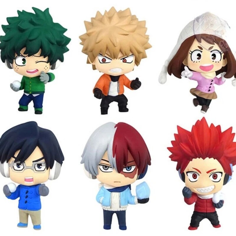 60a My Hero Academia Snowball Fight Winter Wear Action Figure Midoriya ...