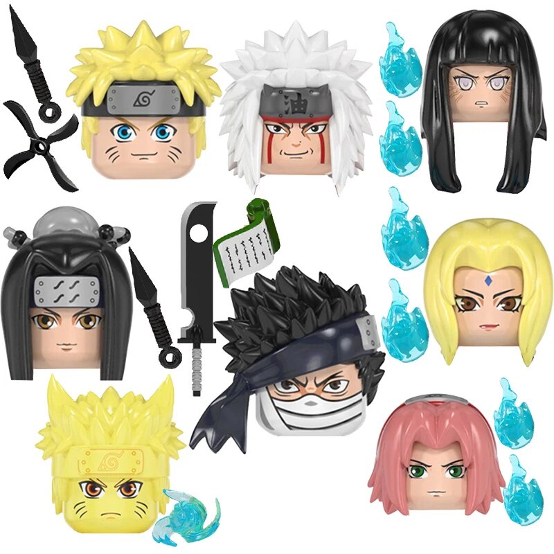 85V 1pcs Narutos Mini Anime Action Figures Yakushi Kabuto Senju