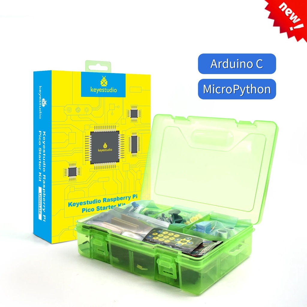 76m Keyestudio Raspberry Pi Pico Ultimate/Complete/Basic Starter Kit ...