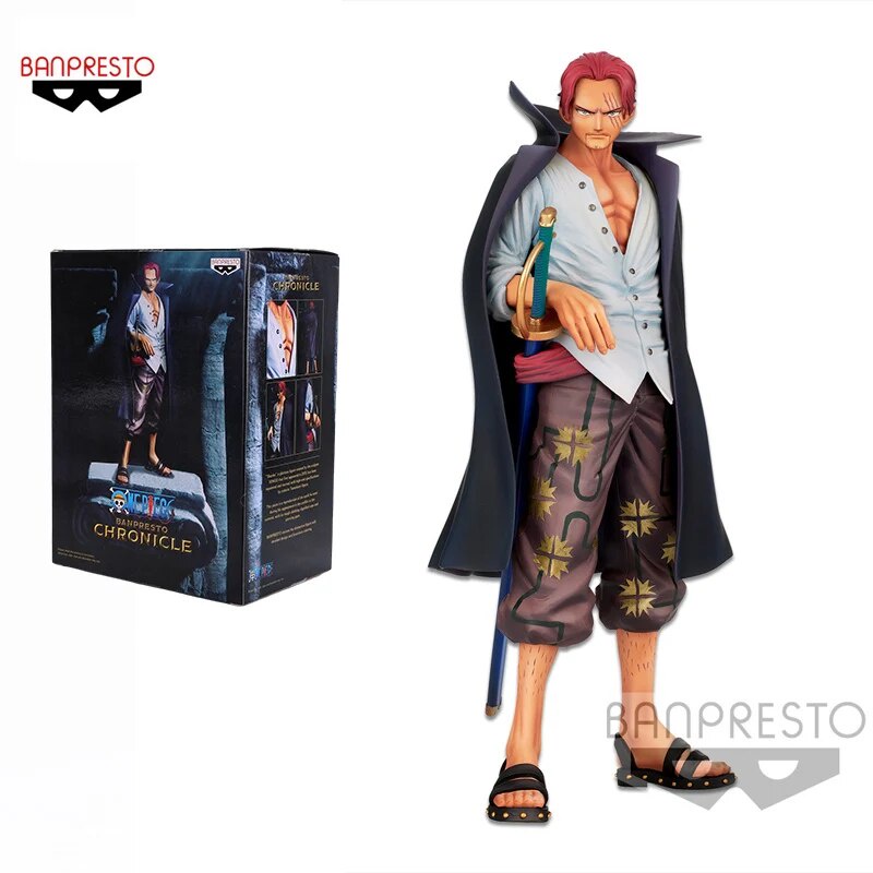 27r Original BANPRESTO GOne Piece Chronicles Shanks Anime Action Figure ...