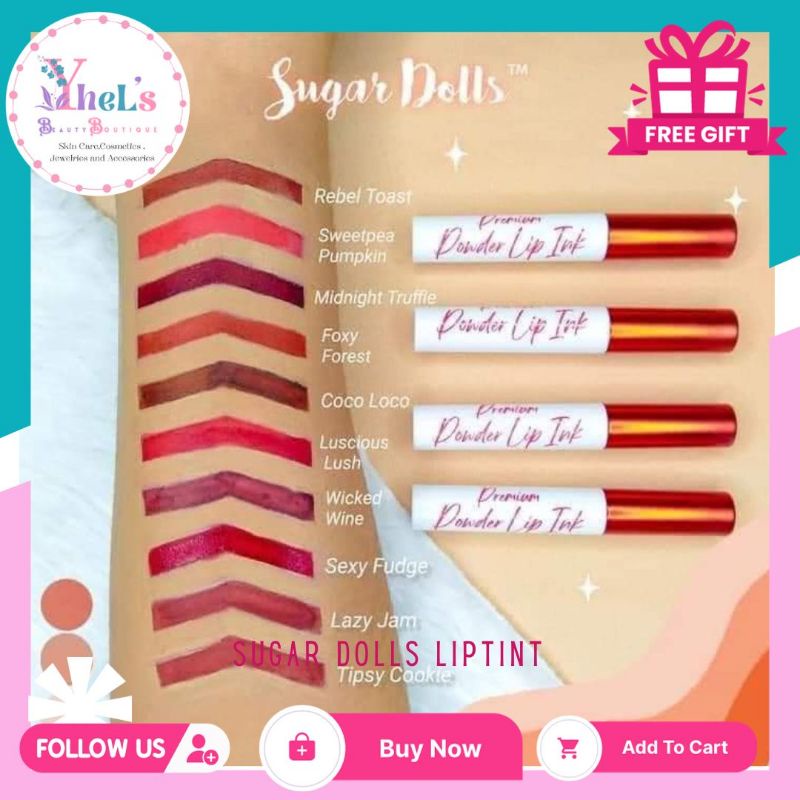 Sugar Dolls Premium Lip Ink | Shopee Philippines