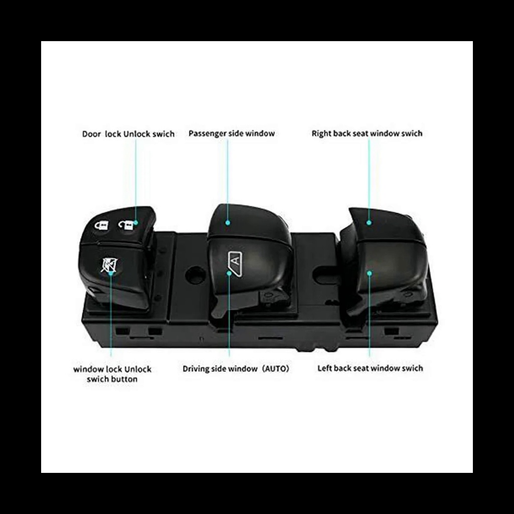ⓍNew Car Window Button for Nissan Skyline Hennessy Promaster 25401 ...