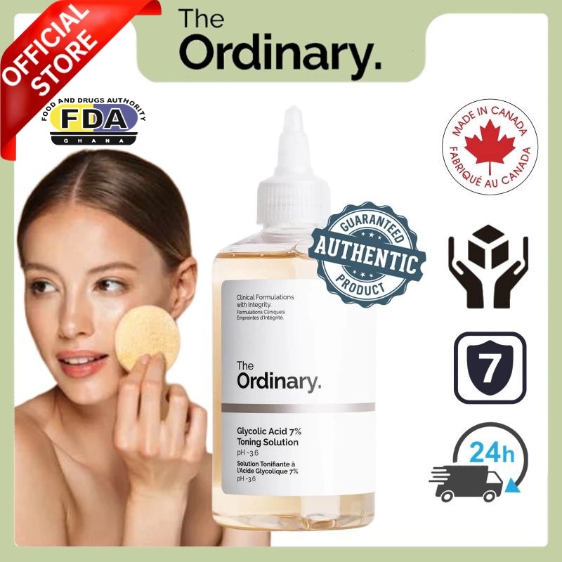 The Ordinary Glycolic Acid 7 Toning Solution Exfoliation Clean Pores