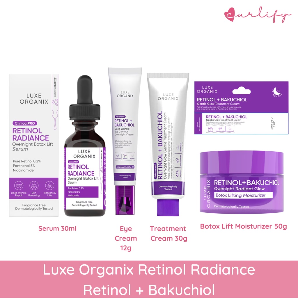 fashion Luxe Serum Botox Moisturizer Retinol Bakuchiol Eye Overnight ...