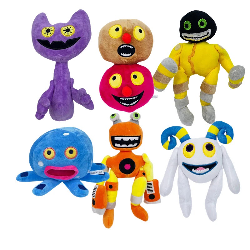 Kawaii Wubbox Plush My Singsing Monster Peluches Toy Cute Soft Cartoon ...