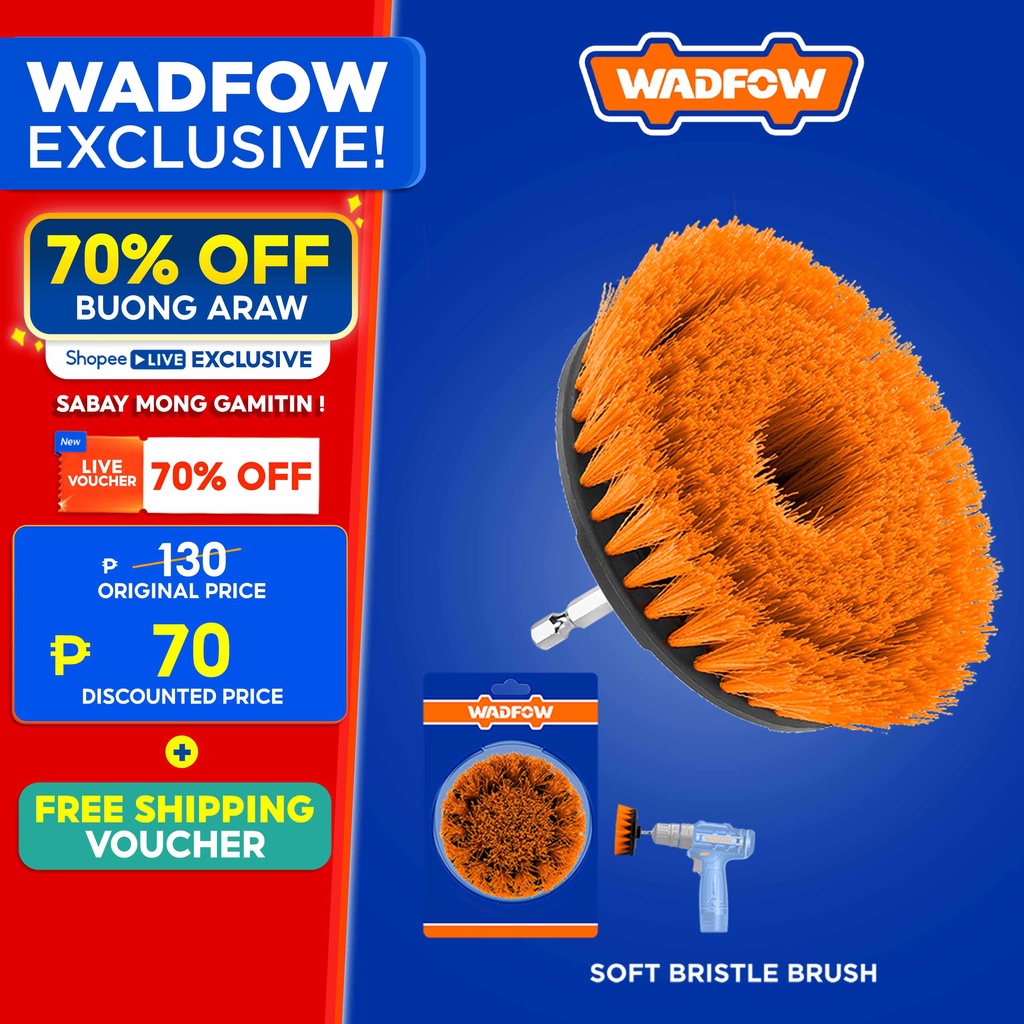 Wadfow Soft Bristle Brush 4 Inch Shopee Philippines