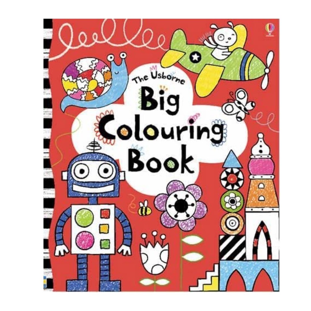 Usborne Big Coloring Book brand new 11 by 95 inches 96 pages | Shopee
