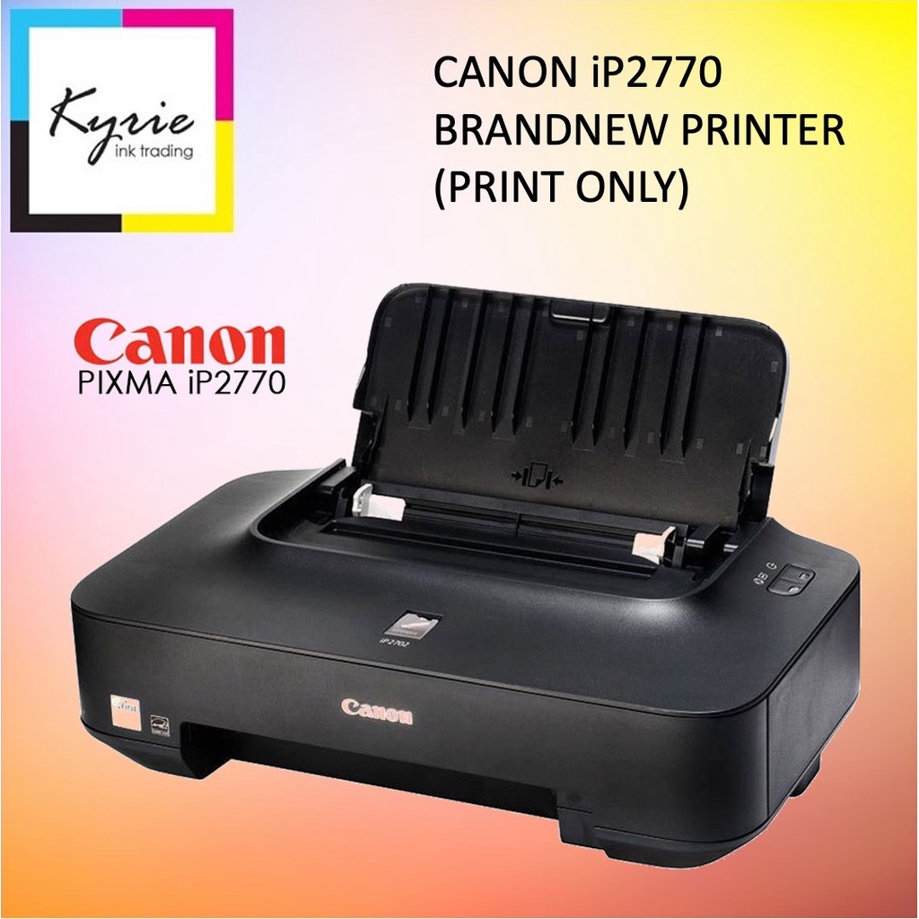 Canon Pixma Ip2770 Brandnew Printer Single Function Printer Print Only Shopee Philippines 3946