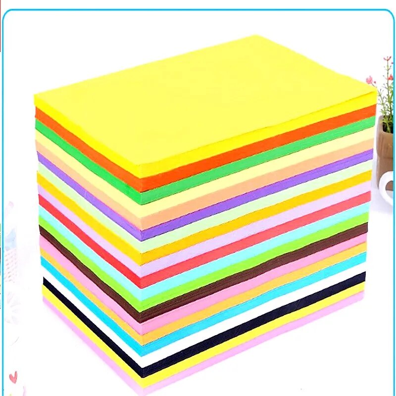 A4 Size Paper Kids Origami Cutting Art Paper DIY Painted Photo Greeting ...