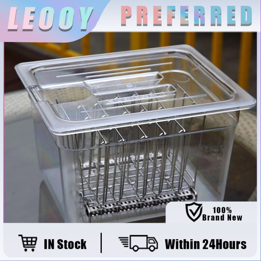 11L Sous Vide Container and Rack Stainless Steel Detachable Dividers ...