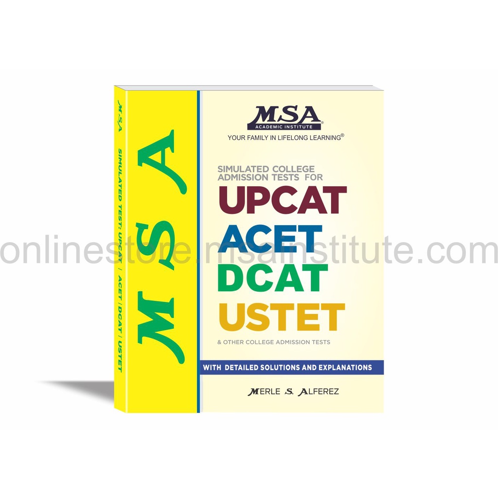 MSA Reviewer for UPCAT, ACET, DCAT, USTET 2024 Shopee Philippines