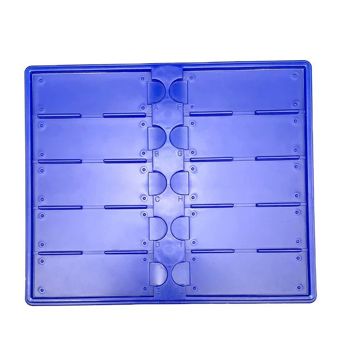 Laboratory Plastic Slides Trays for 10pieces slide Storage Cardboard