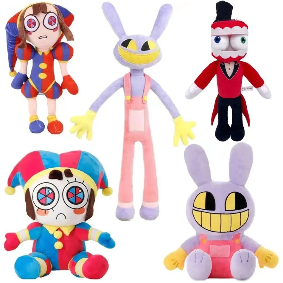 The Amazing Digital Circus Peluche | Jax Pomni Bambole Morbide Anime Clown