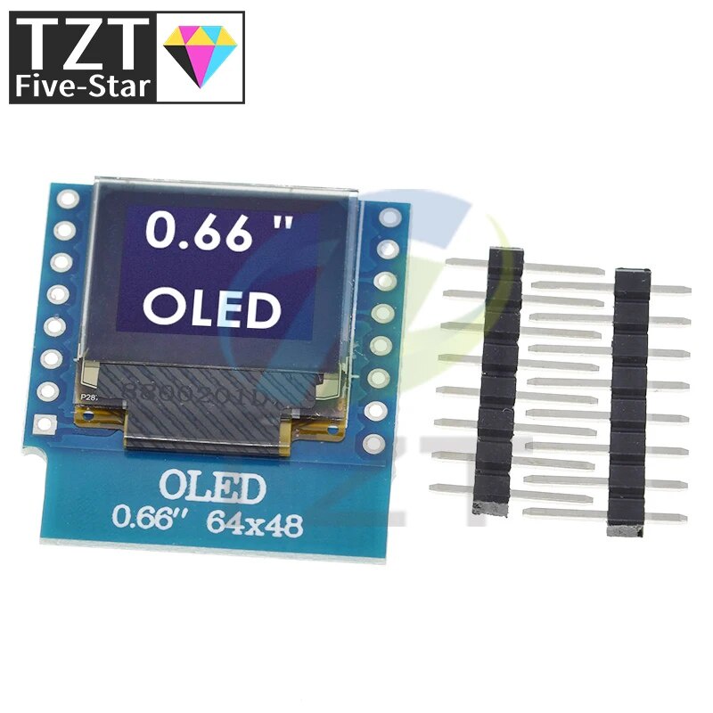 Tzt Inch Oled Display Module For Wemos D Mini Esp Module Arduino Avr Stm X