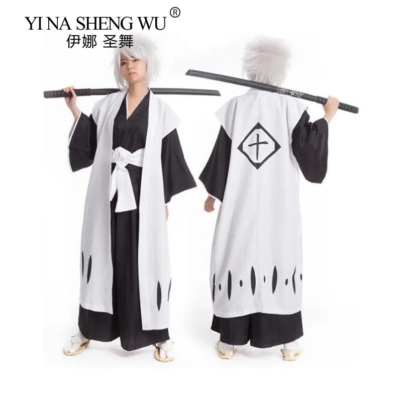 ♚Anime Bleach Gotei 13 Haori Soi Fon Cosplay Costume Division Captain ...