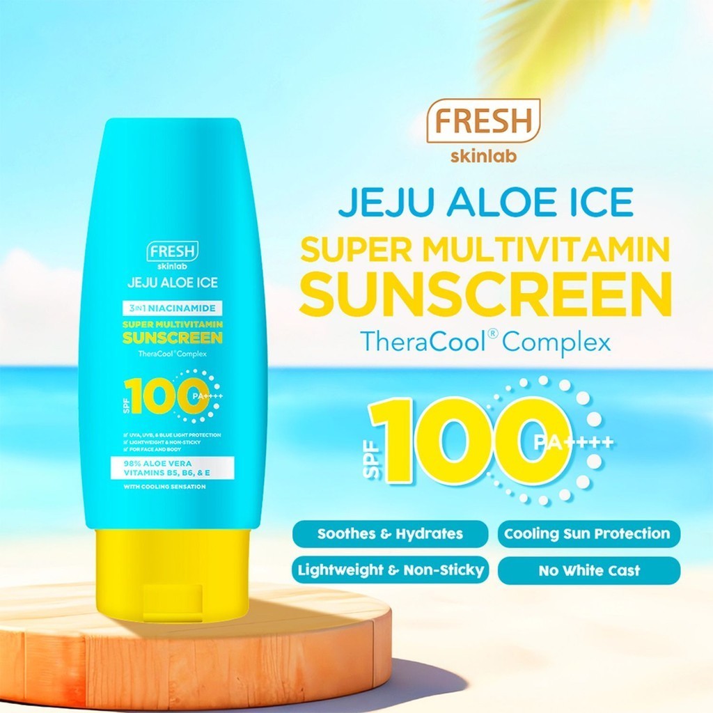 Fresh Skinlab Jeju Aloe Ice 3 in 1 Niacinamide Super Multivitamin ...