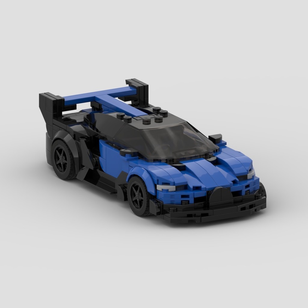99m MOC Bugatti Bolide Vision GT racing Speed Champion Racer Building